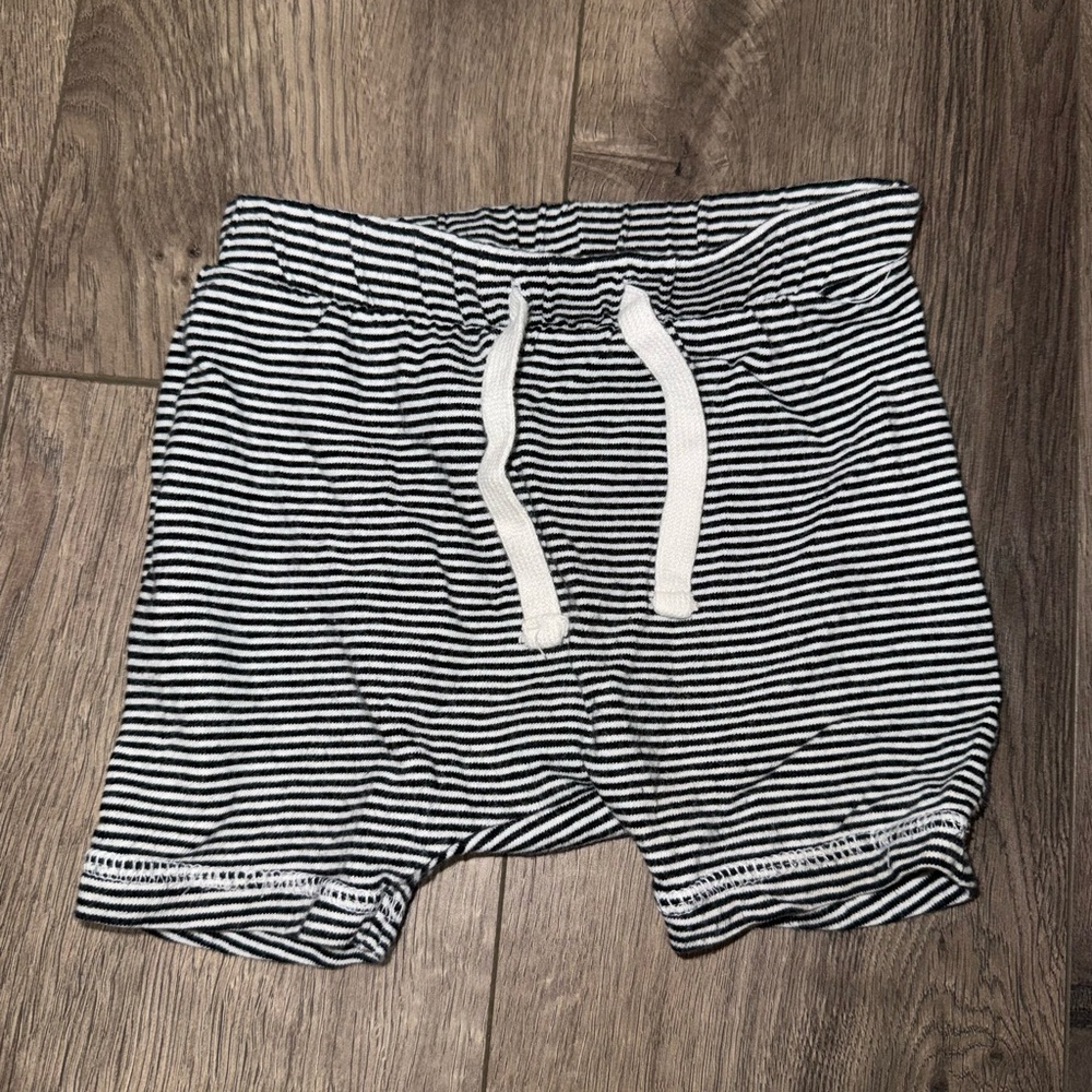 Old Navy Kids Striped Shorts - Black and White